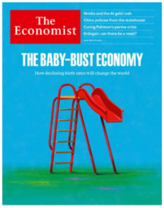 Economist Cover - Baby Bust - Mess Around & Found Out | Swan Insights